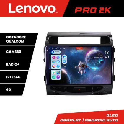 Navigatie Toyota Land Cruiser V8 L200 2009-2020 Lenovo Qled 2K Octa Core 12+256 360 DSP ADAS carplay android auto radio internet kit-381-type-b+PRO-2K-10-12+256 CarStore Technology