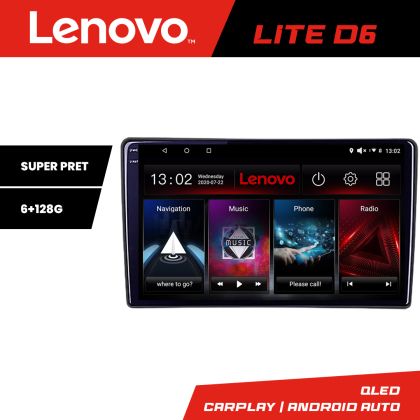 Navigatie VW Passat B5  Lenovo QLED Octa core 6+128 DSP Wifi 5Ghz Android radio gps internet kit-b5-v2+LITE-9-6+128 CarStore Technology