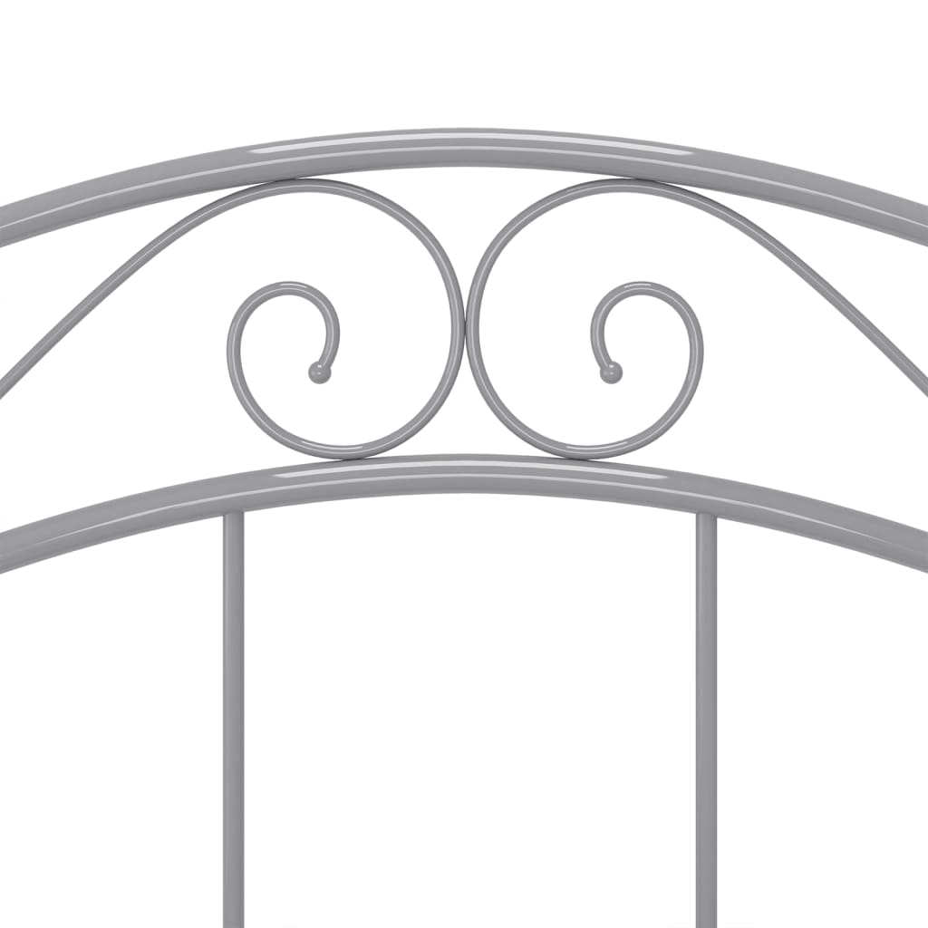 Cadru de pat, gri, 90 x 200 cm, metal GartenMobel Dekor