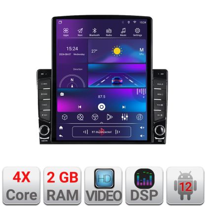 Navigatie Citroen Berlingo Opel Combo 2021- dedicata Android radio gps internet quad core 2+32 ecran vertical 9.7