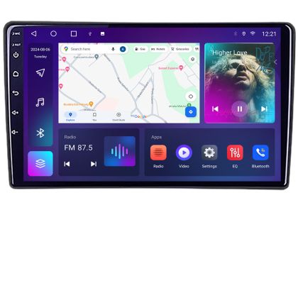 Navigatie Ford Focus C-max S-max Galaxy Mondeo unitati ovale dedicata Android QLED octa core 4+64 4G DSP FHD carplay android auto radio gps internet Android kit-ford-oval+EDT-E309v3 CarStore Technology