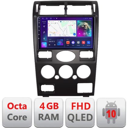 Navigatie Ford Mondeo 2004-2007 dedicata Android QLED octa core 4+64 4G DSP FHD carplay android auto radio gps internet Android kit-mondeo2001+EDT-E309v3 CarStore Technology