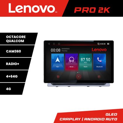 Navigatie Honda CR-V 2023- Lenovo Qled 13 inch 2K Octa Core 4+64 360 DSP ADAS carplay android auto radio internet kit-crv2023+PRO-2K-13-4+64+kit-10-9 CarStore Technology