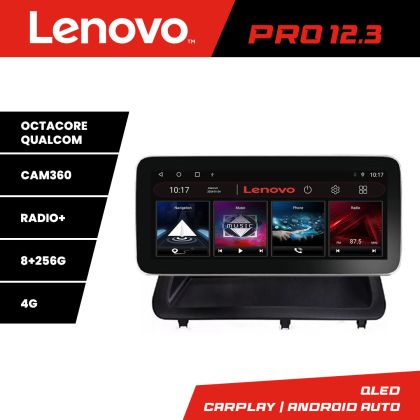 Navigatie Lexus CT 2011-2018 varianta cu ecran de fabrica Lenovo Qled 12.3 inch Octa Core 8+256 360 DSP ADAS carplay android auto radio internet KIT-ct-high+PRO-12.3-8+256 CarStore Technology