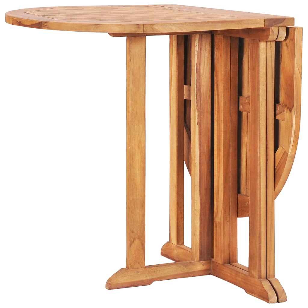 Set mobilier de exterior pliabil, 5 piese, lemn masiv de tec GartenMobel Dekor