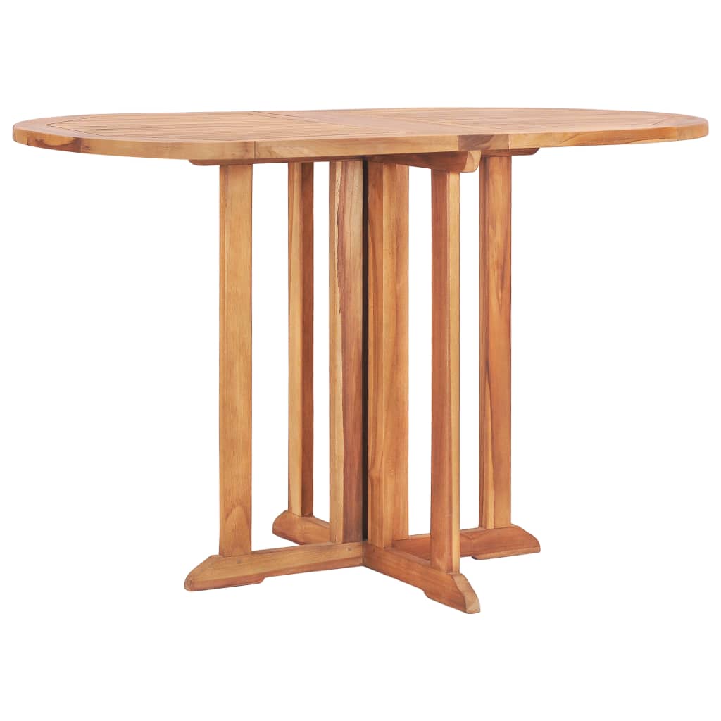 Set mobilier de exterior pliabil, 5 piese, lemn masiv de tec GartenMobel Dekor