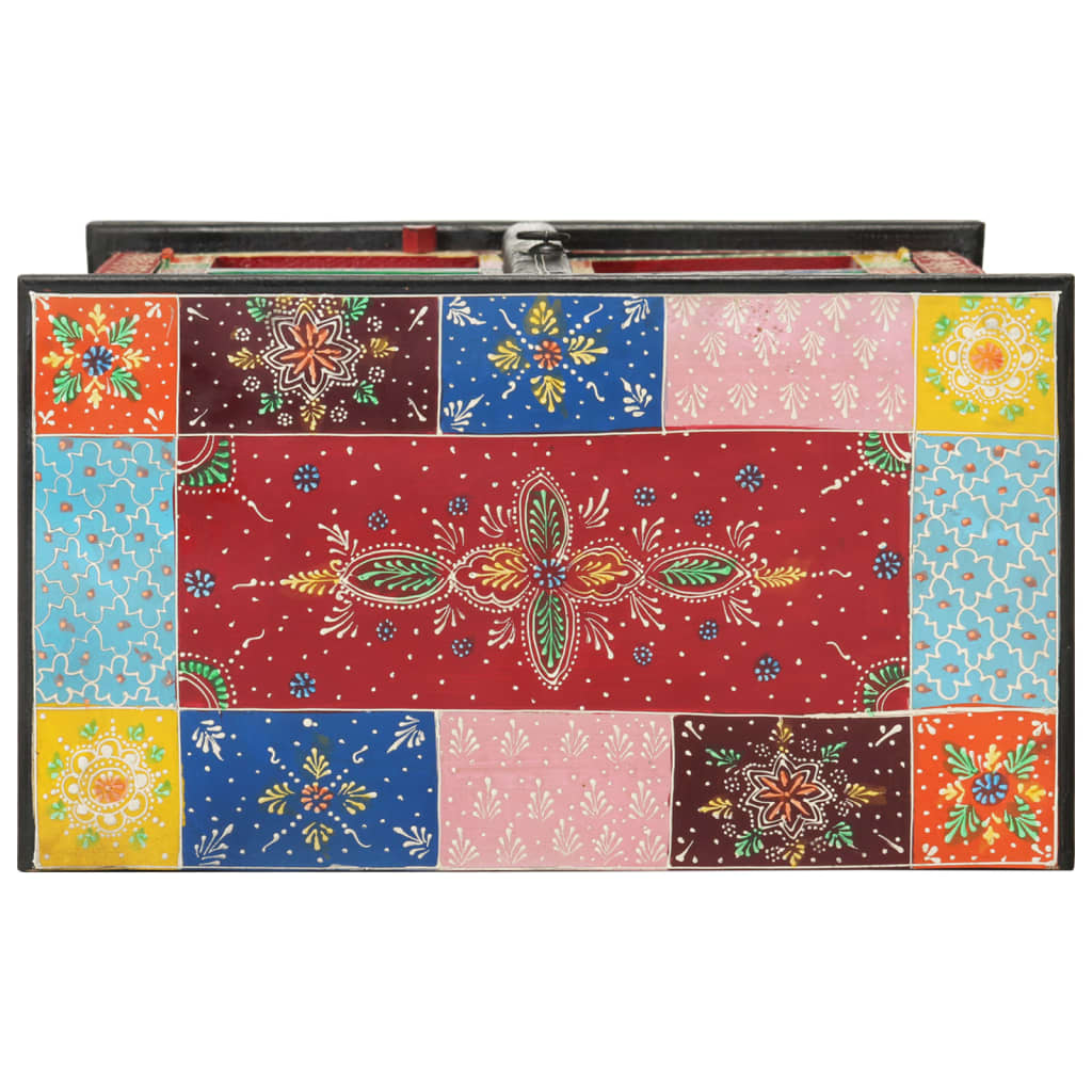 Dulap pictată manual cu uși 53x30x75 cm, lemn masiv de mango GartenMobel Dekor