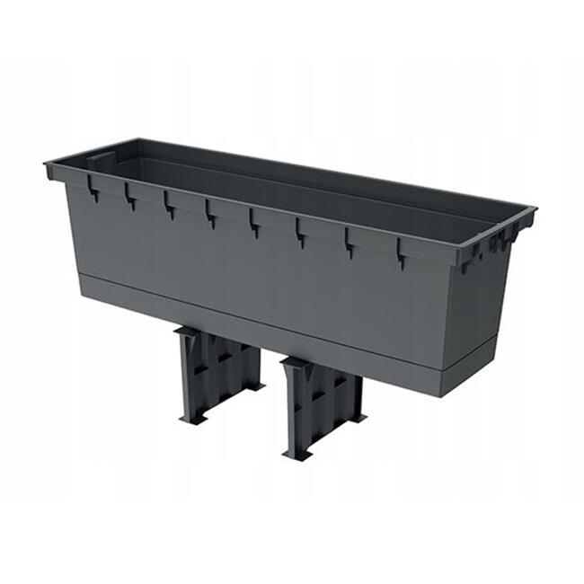 Jardiniera decorativa, alb, 77x23.5x40.6 cm, 27 L, Urbi Case M GartenVIP DiyLine