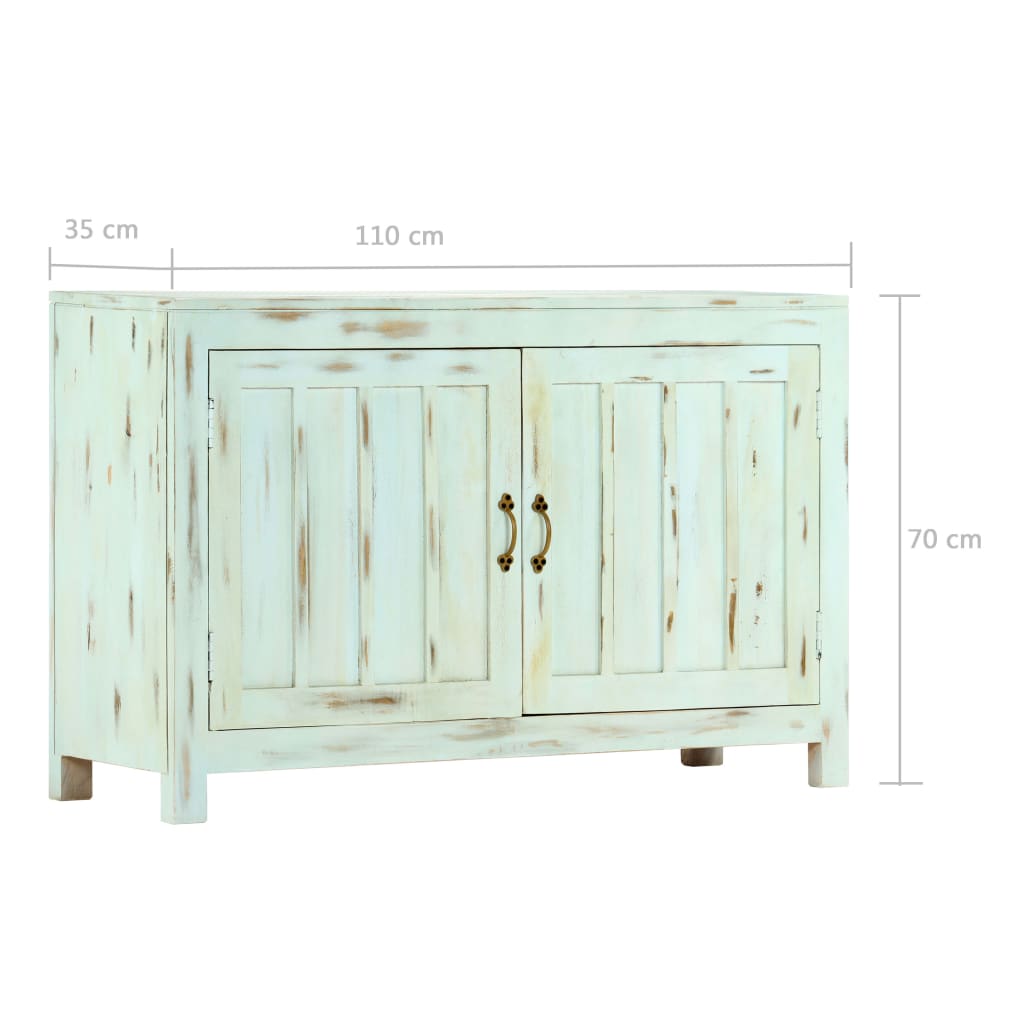 Servantă, albastru deschis, 110x35x70 cm, lemn masiv de mango GartenMobel Dekor