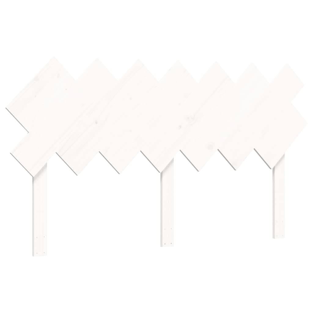Cadru de pat fără saltea, alb, 140x190 cm, lemn masiv de pin GartenMobel Dekor