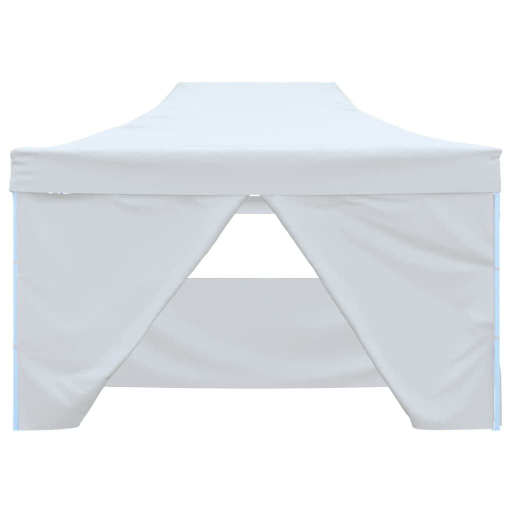 Cort de petrecere pliabil cu 4 pereți, alb, 3 x 4,5 m GartenMobel Dekor