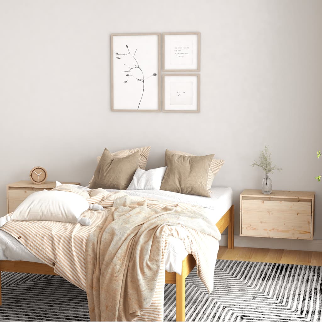 Dulapuri de perete, 2 buc., 60x30x35 cm, lemn masiv de pin GartenMobel Dekor