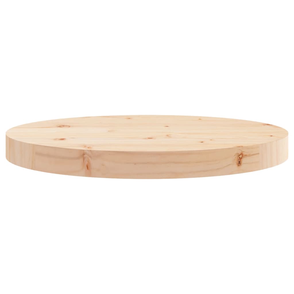 Blat de masă rotund, Ø40x3 cm, lemn masiv de pin GartenMobel Dekor