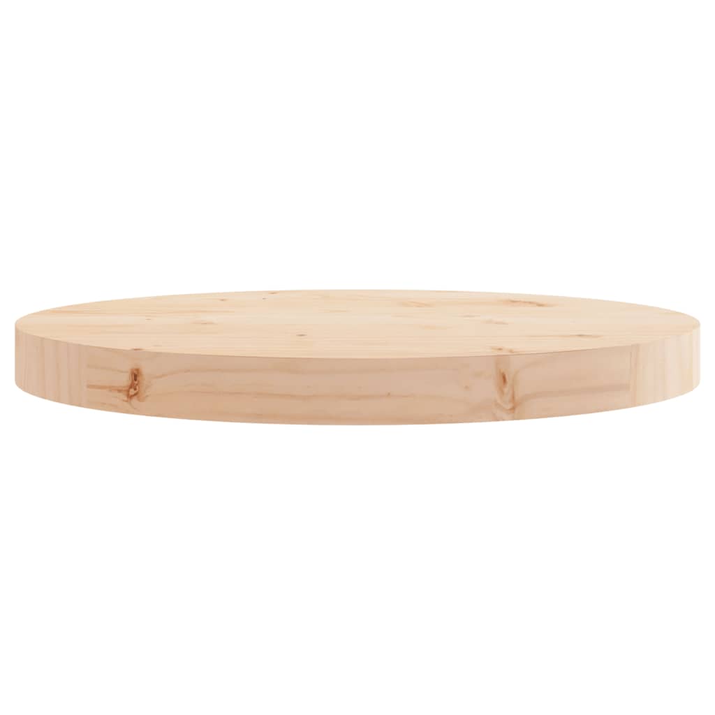 Blat de masă rotund, Ø40x3 cm, lemn masiv de pin GartenMobel Dekor