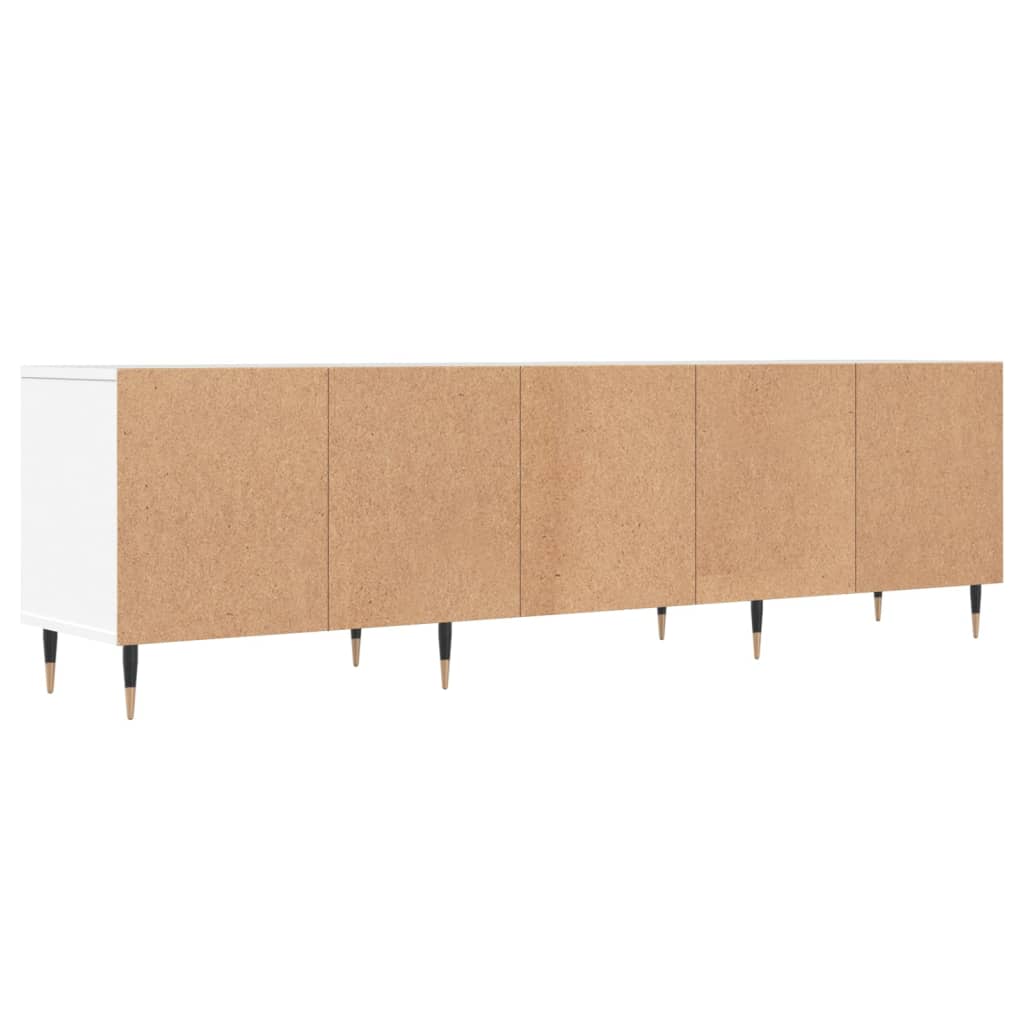 Comodă TV, alb, 150x30x44,5 cm, lemn prelucrat GartenMobel Dekor