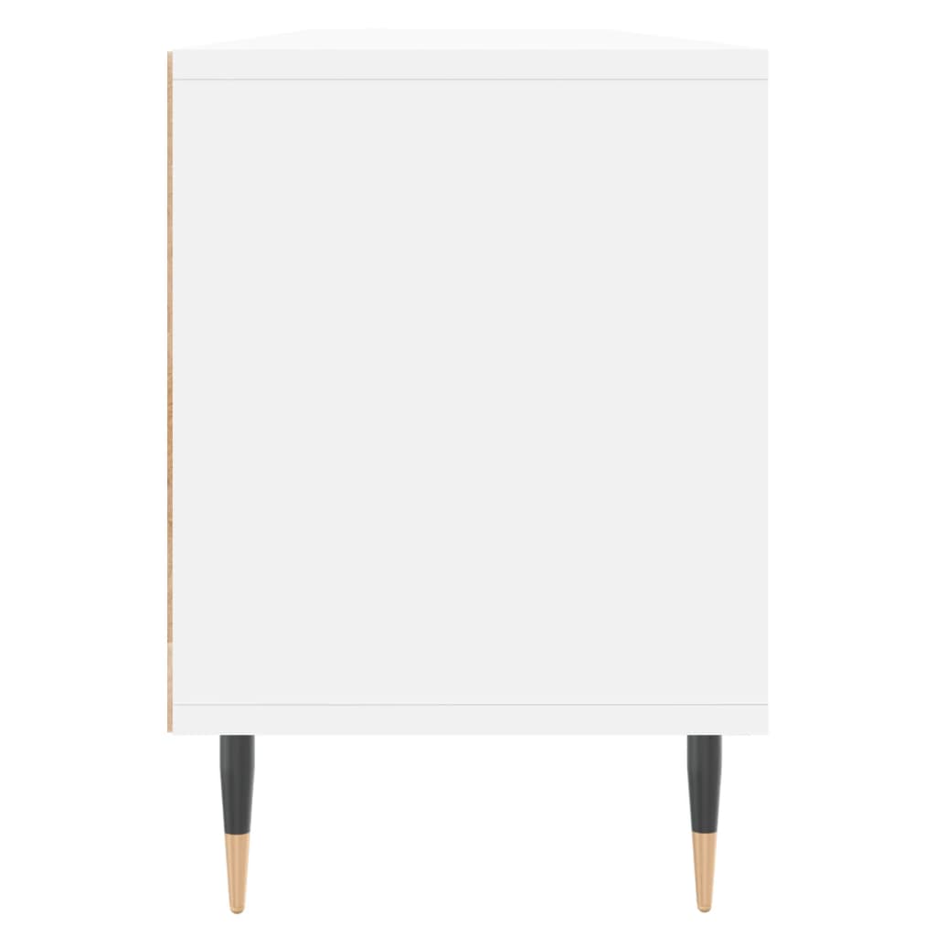 Comodă TV, alb, 150x30x44,5 cm, lemn prelucrat GartenMobel Dekor