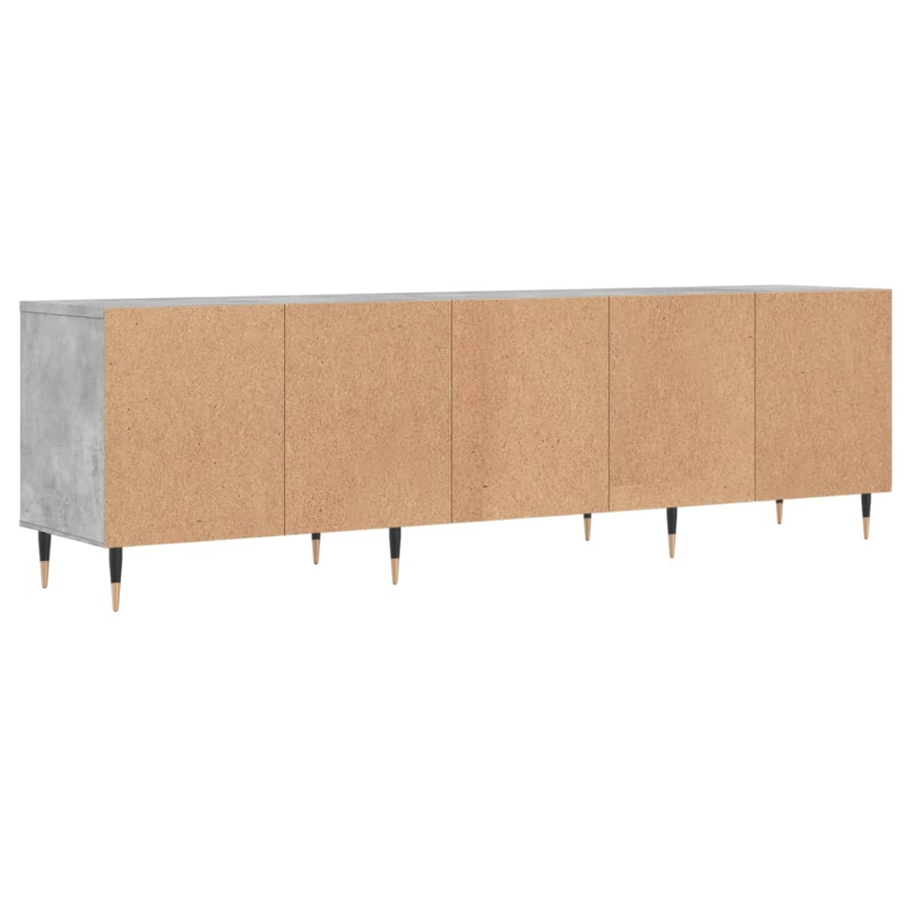 Comodă TV, gri beton, 150x30x44,5 cm, lemn prelucrat GartenMobel Dekor