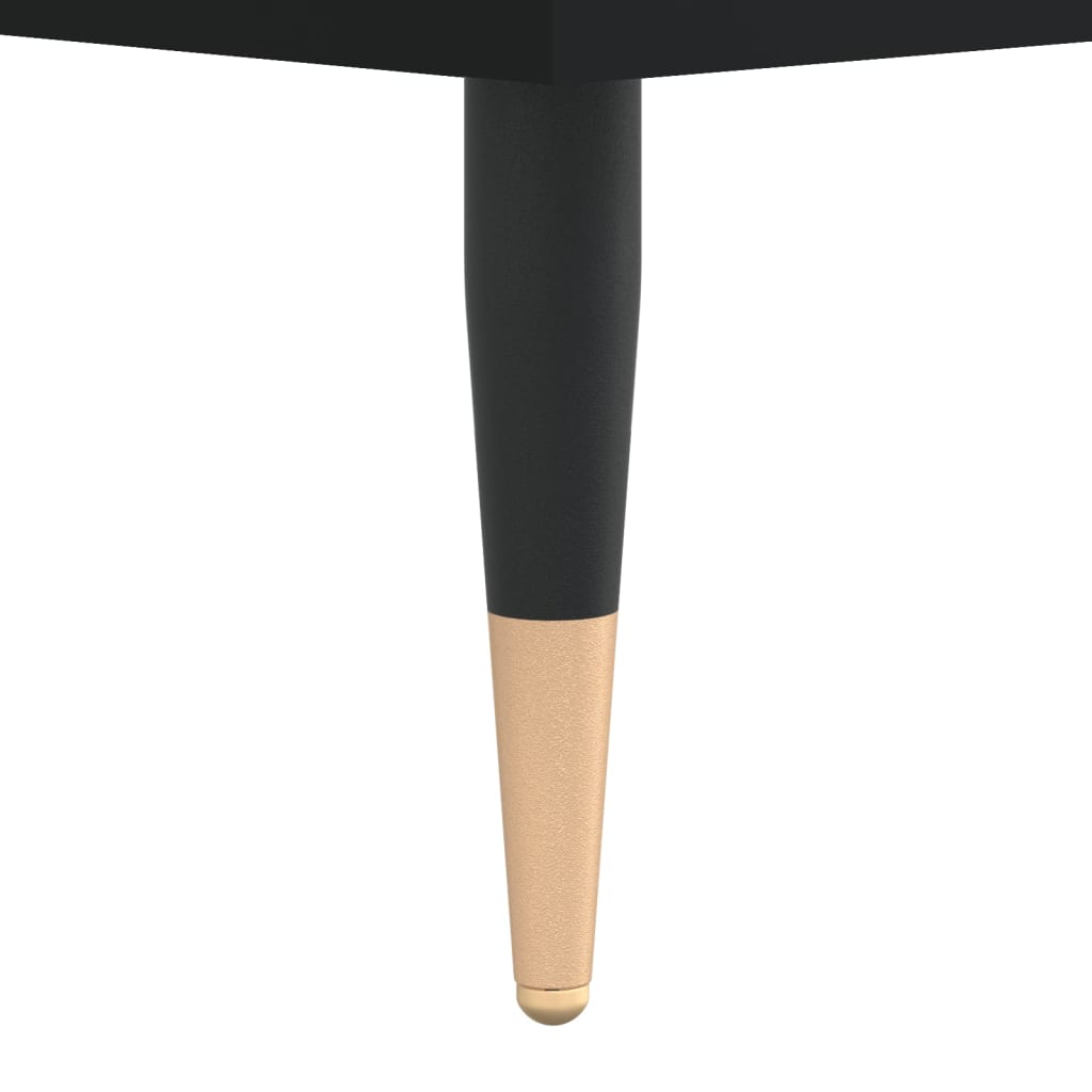 Comodă TV, negru, 150x30x44,5 cm, lemn prelucrat GartenMobel Dekor