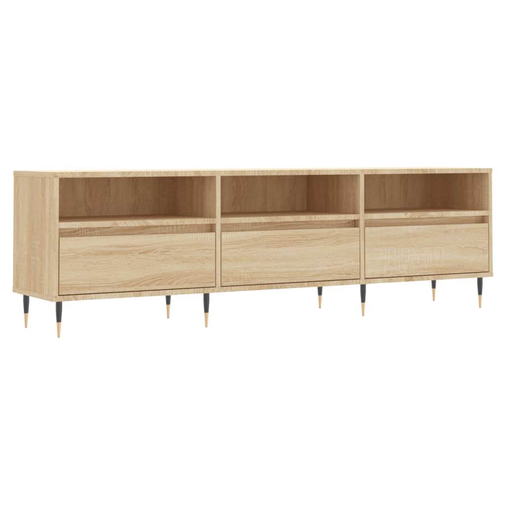 Comodă TV, stejar sonoma, 150x30x44,5 cm, lemn prelucrat GartenMobel Dekor