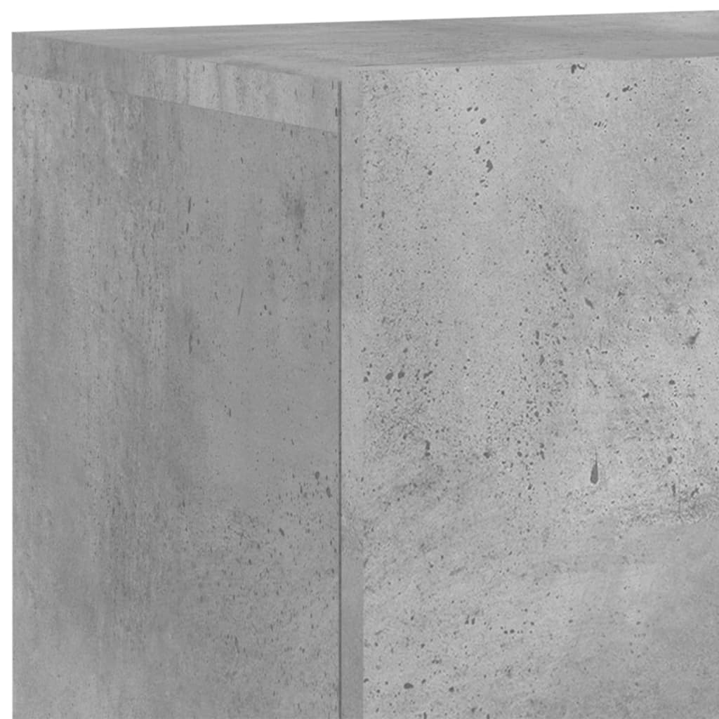 Comodă TV de perete, 2 buc. gri beton, 80x30x41 cm GartenMobel Dekor