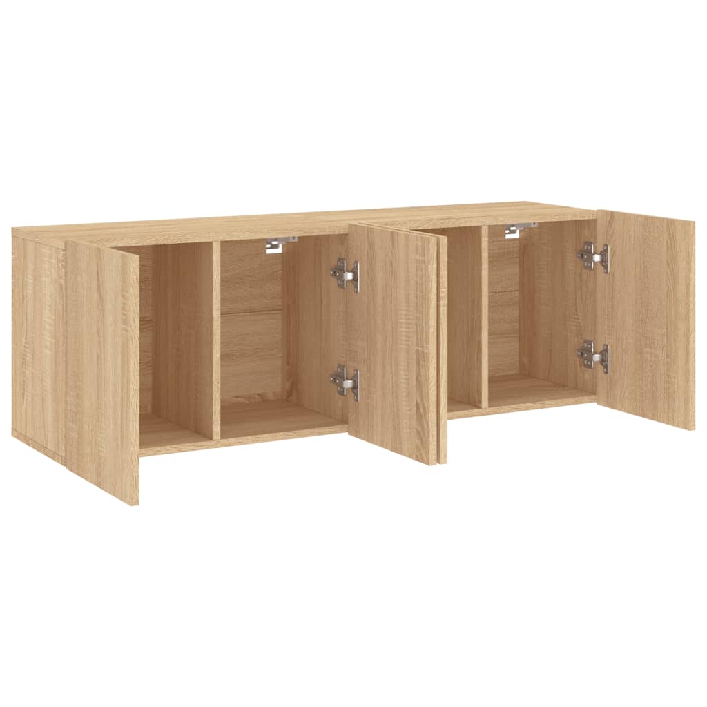 Comodă TV de perete, 2 buc. stejar sonoma, 60x30x41 cm GartenMobel Dekor