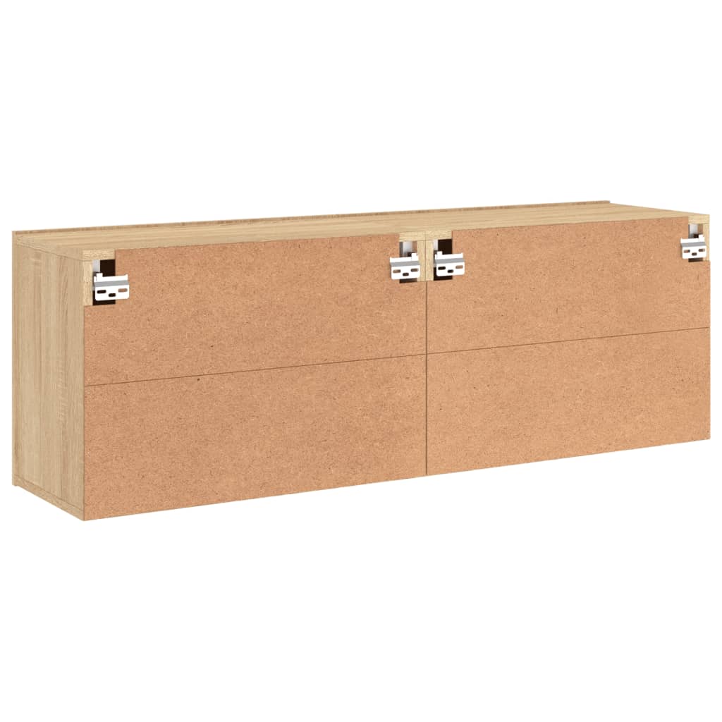 Comodă TV de perete, 2 buc. stejar sonoma, 60x30x41 cm GartenMobel Dekor
