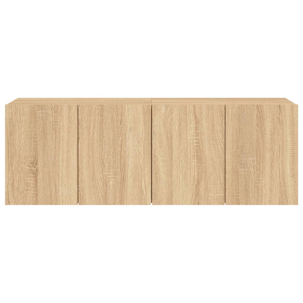 Comodă TV de perete, 2 buc. stejar sonoma, 60x30x41 cm GartenMobel Dekor