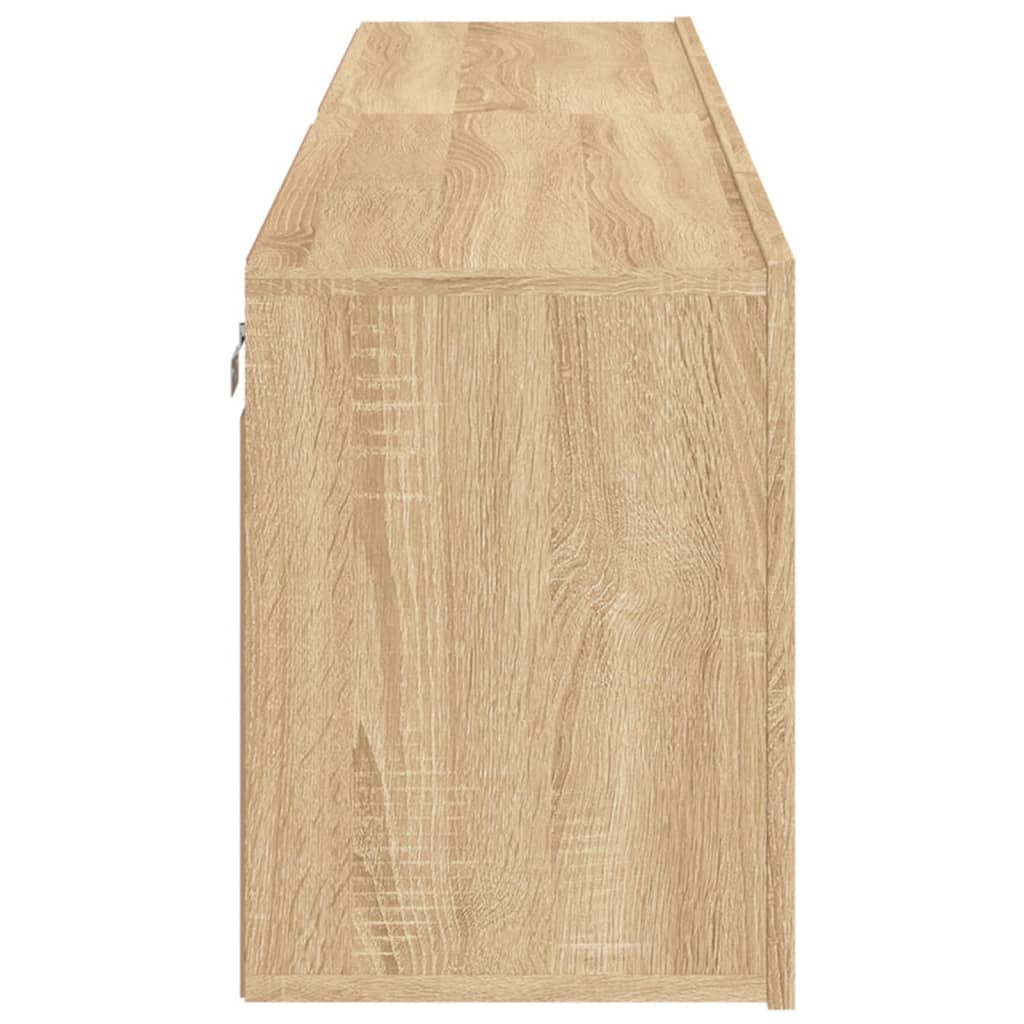 Comodă TV de perete, 2 buc. stejar sonoma, 80x30x41 cm GartenMobel Dekor
