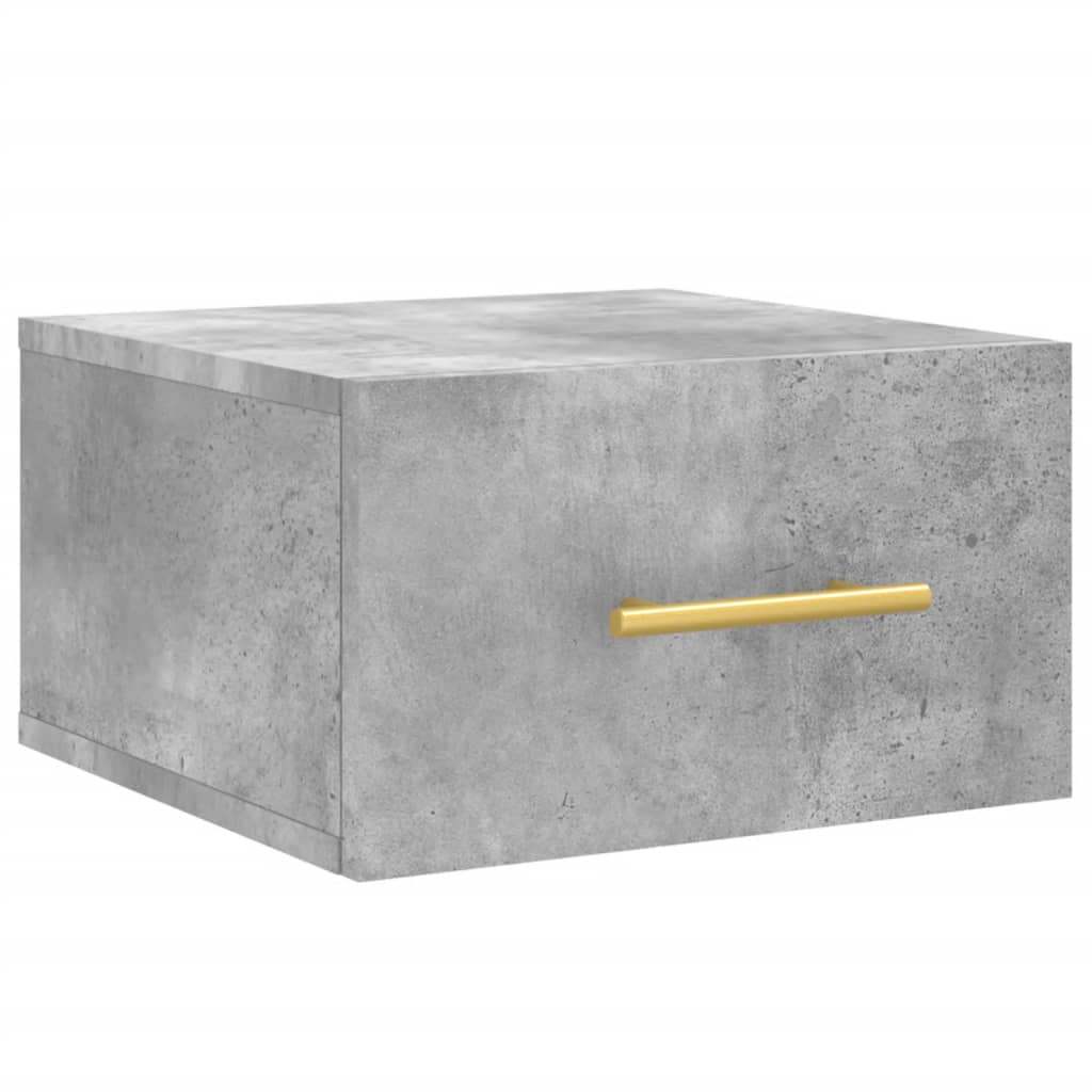 Noptieră de perete, gri beton, 35x35x20 cm GartenMobel Dekor