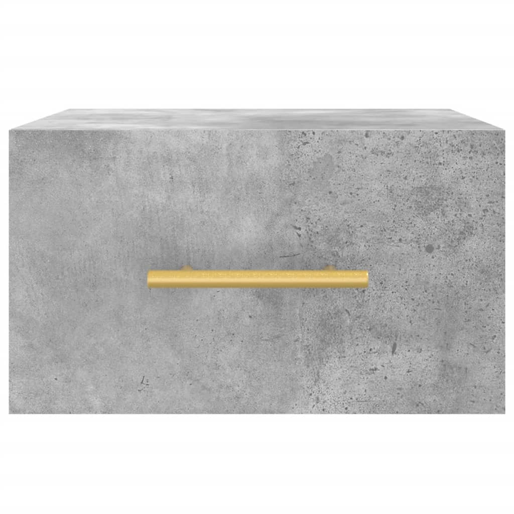 Noptieră de perete, gri beton, 35x35x20 cm GartenMobel Dekor