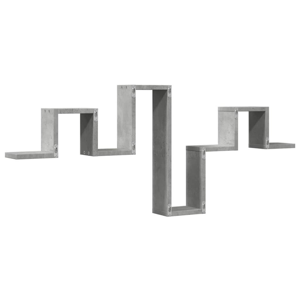 Raft de perete, gri beton, 104,5x10x43 cm , lemn prelucrat GartenMobel Dekor