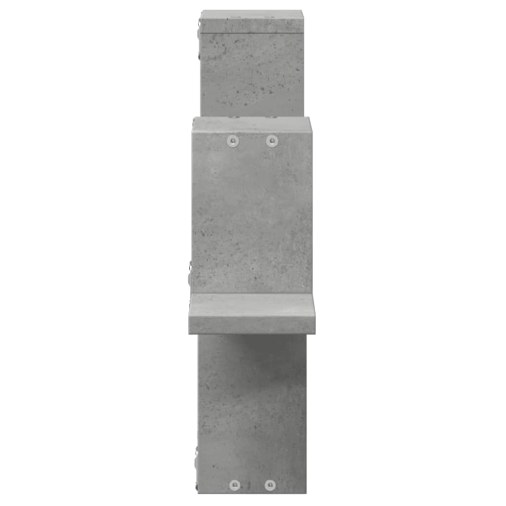 Raft de perete, gri beton, 104,5x10x43 cm , lemn prelucrat GartenMobel Dekor