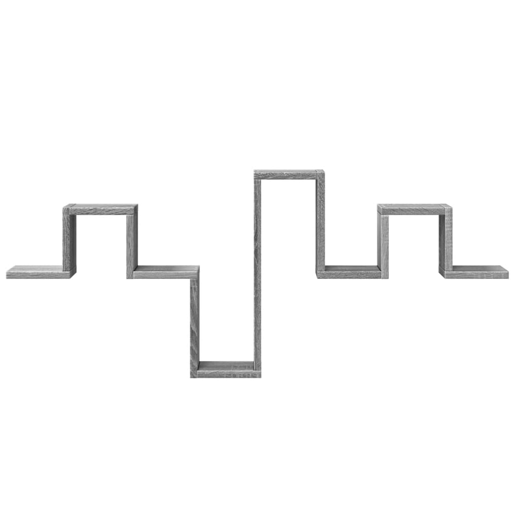 Raft de perete, gri sonoma, 104,5x10x43 cm, lemn prelucrat GartenMobel Dekor