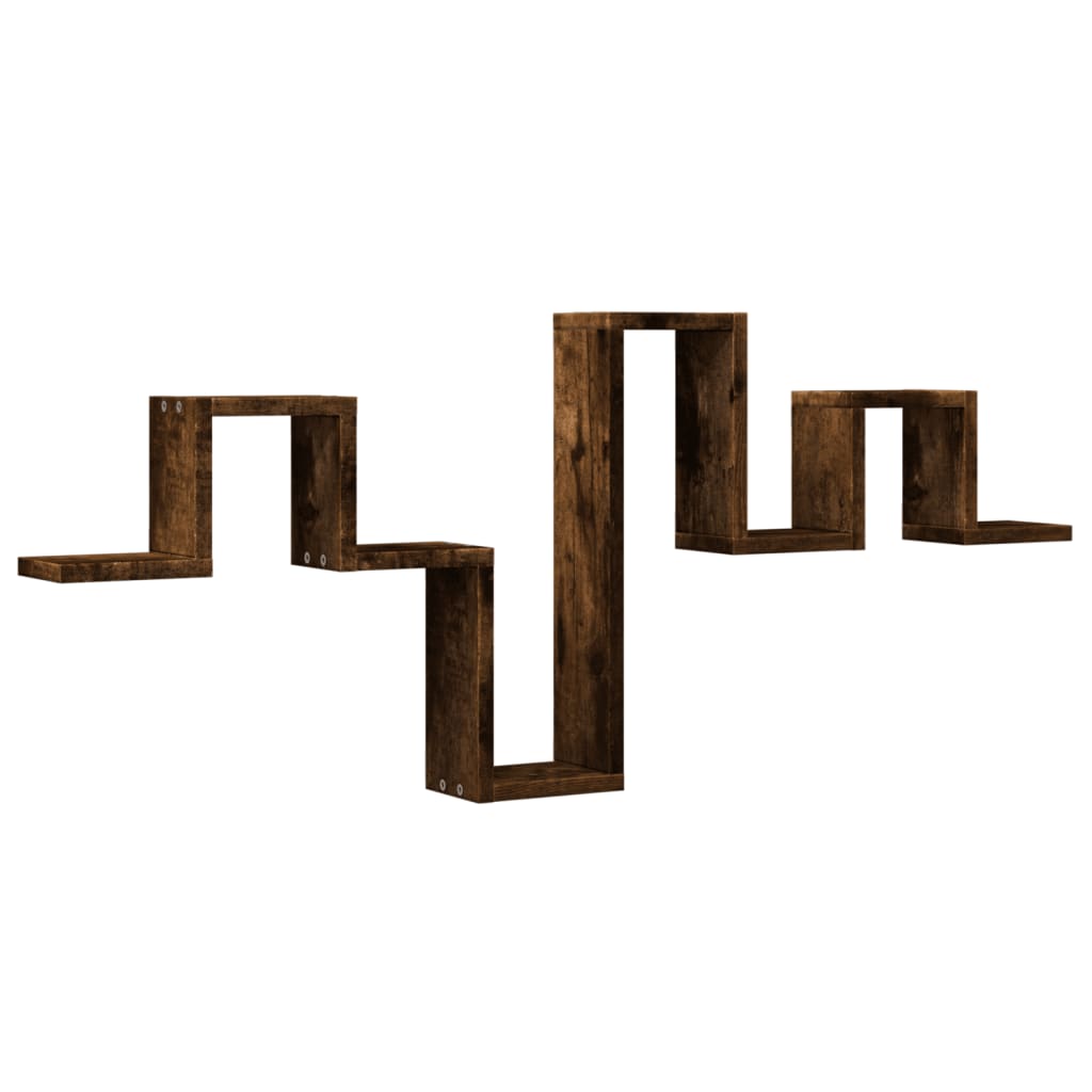 Raft de perete, stejar fumuriu, 104,5x10x43 cm, lemn prelucrat GartenMobel Dekor