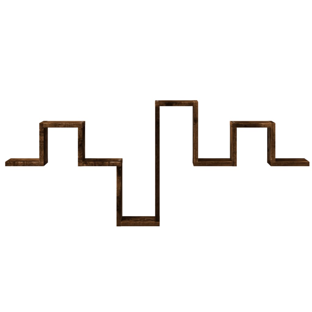 Raft de perete, stejar fumuriu, 104,5x10x43 cm, lemn prelucrat GartenMobel Dekor