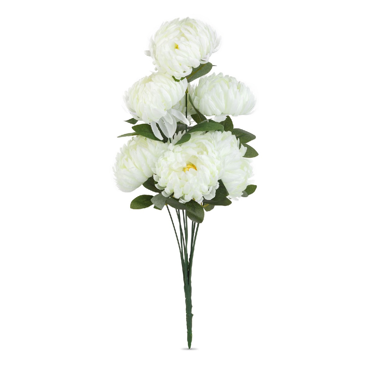 Plantă artificială decorativă - Crizantemă albă - 12 x 58 cm Best CarHome