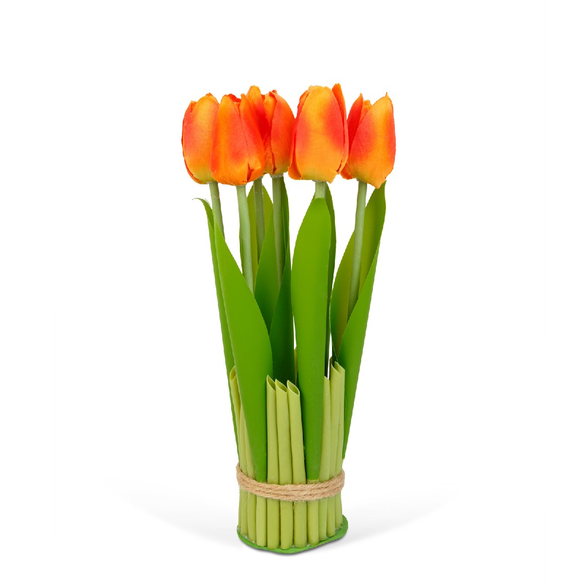 Plantă artificială decorativă - Lalea portocalie - 26 x 6,5 cm Best CarHome