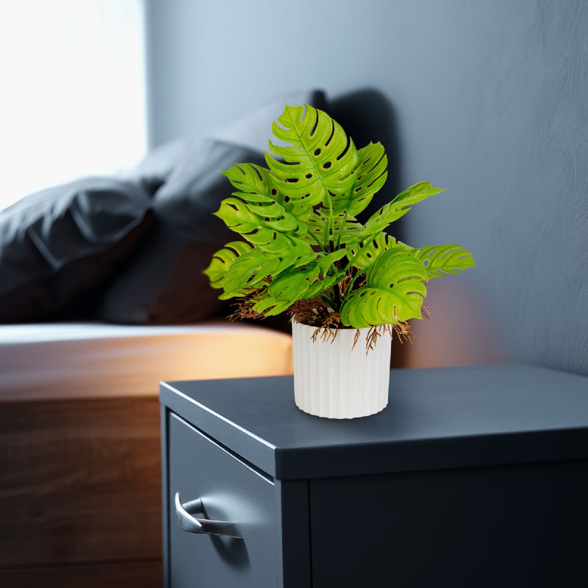 Plantă artificială decorativă - Monstera - 22 x 8,5 cm Best CarHome