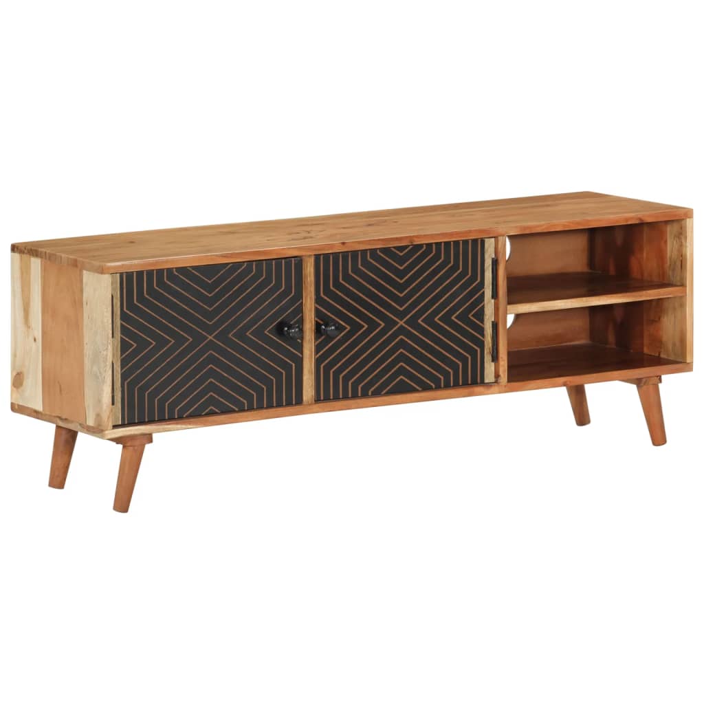 Comodă TV, 112x30x40 cm, lemn masiv de acacia GartenMobel Dekor