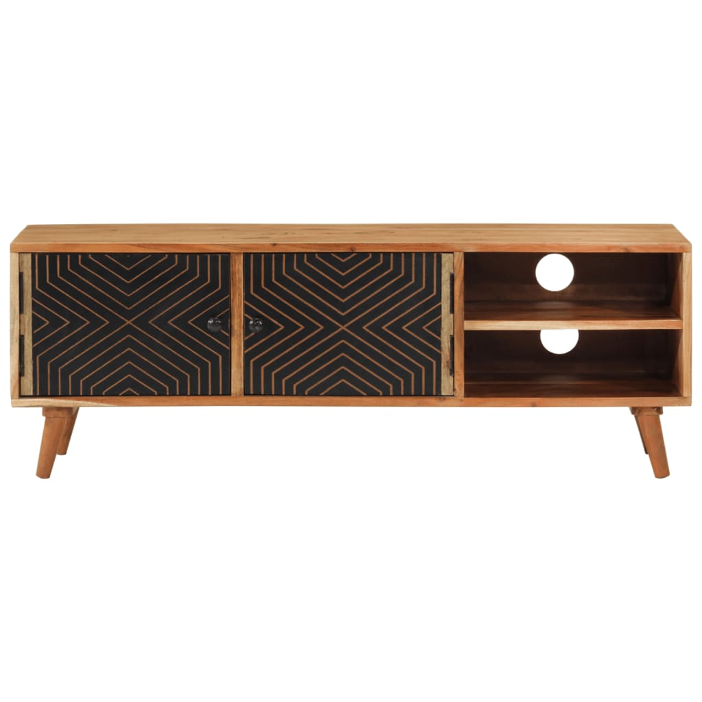 Comodă TV, 112x30x40 cm, lemn masiv de acacia GartenMobel Dekor