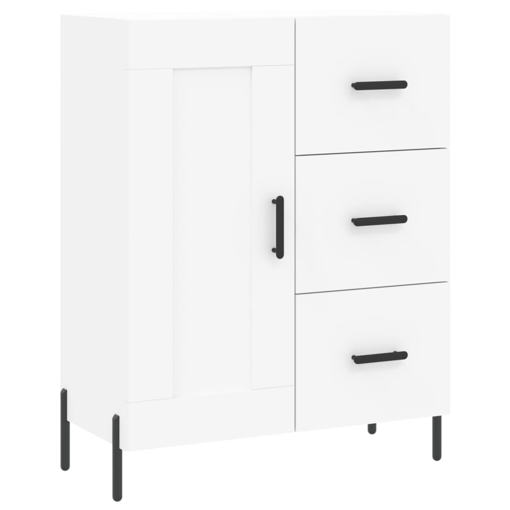 Servantă, alb, 69,5x34x90 cm, lemn compozit GartenMobel Dekor