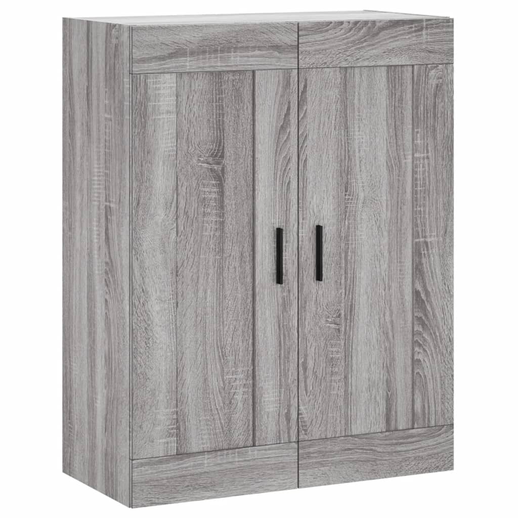 Dulap înalt, gri sonoma, 69,5x34x180 cm, lemn compozit GartenMobel Dekor