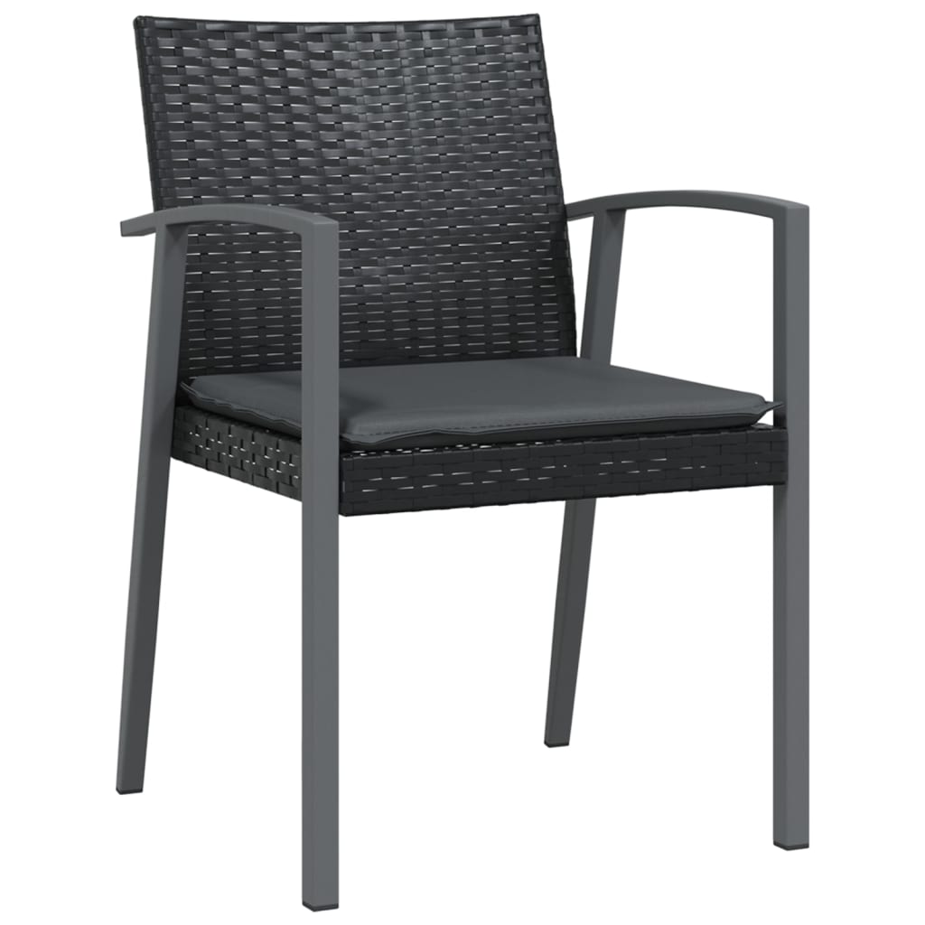 Set mobilier de grădină cu perne, 5 piese, poliratan și oțel GartenMobel Dekor