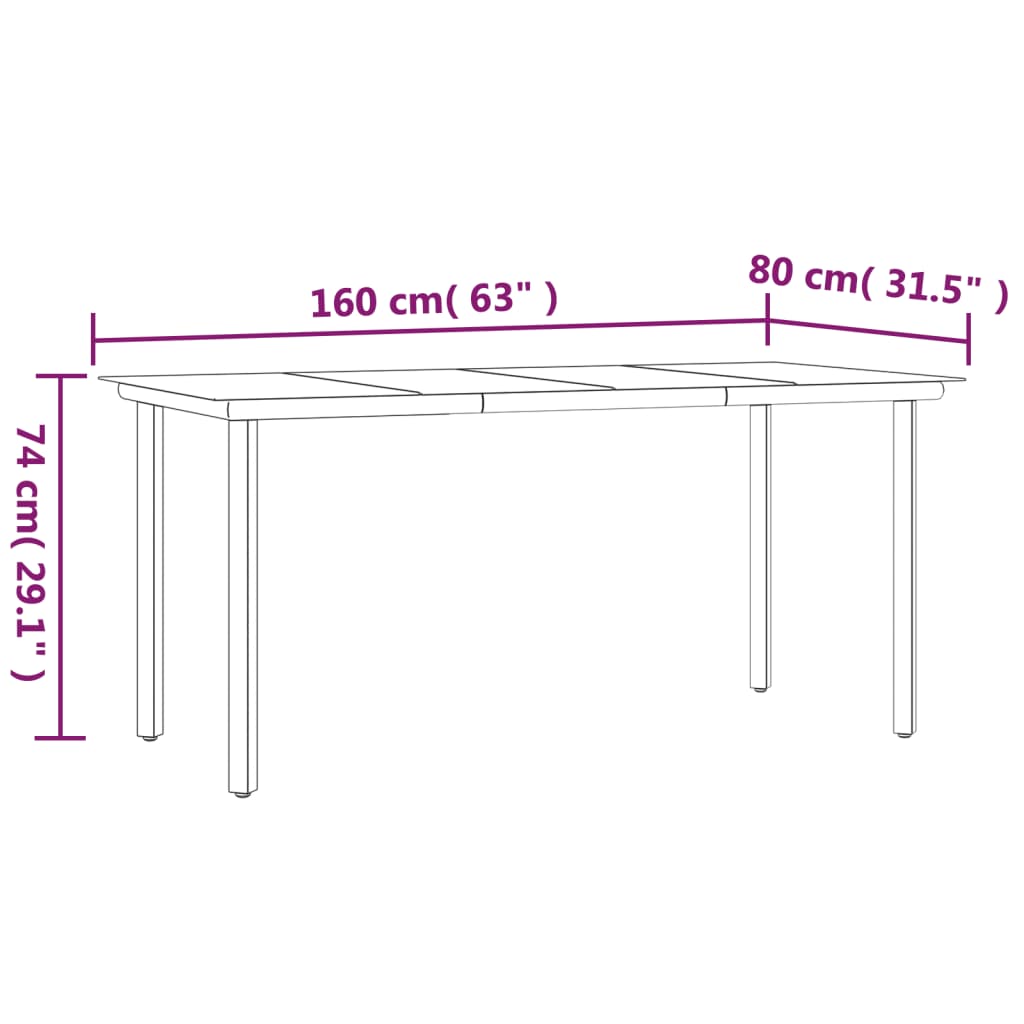 Set mobilier de grădină cu perne, 5 piese, poliratan și oțel GartenMobel Dekor