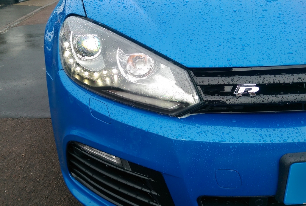 Faruri LED VW Golf 6 VI (10.2008-2012) DAYLIGHT DRL GTI Look Negru Performance AutoTuning