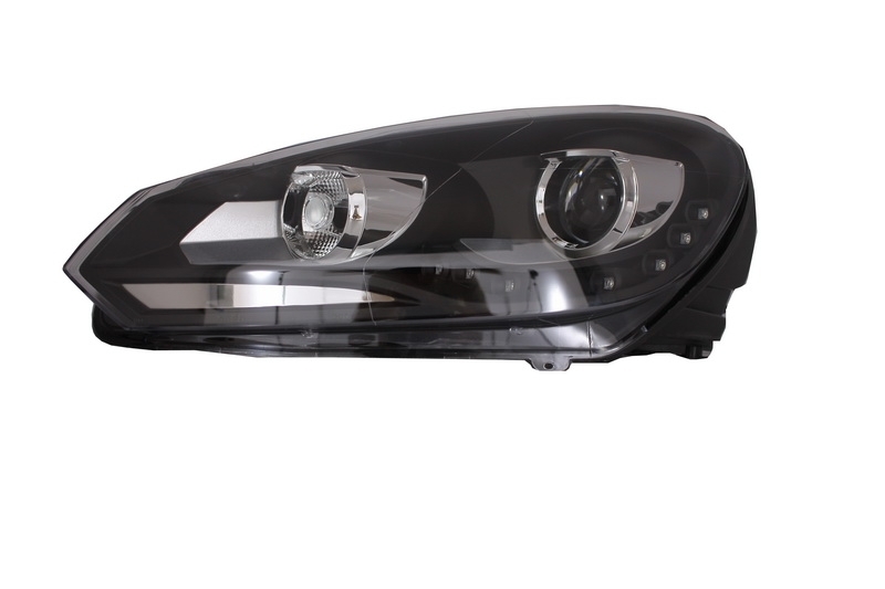 Faruri LED VW Golf 6 VI (10.2008-2012) DAYLIGHT DRL GTI Look Negru Performance AutoTuning