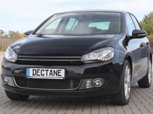 Faruri LED VW Golf 6 VI (10.2008-2012) DAYLIGHT DRL GTI Look Negru Performance AutoTuning