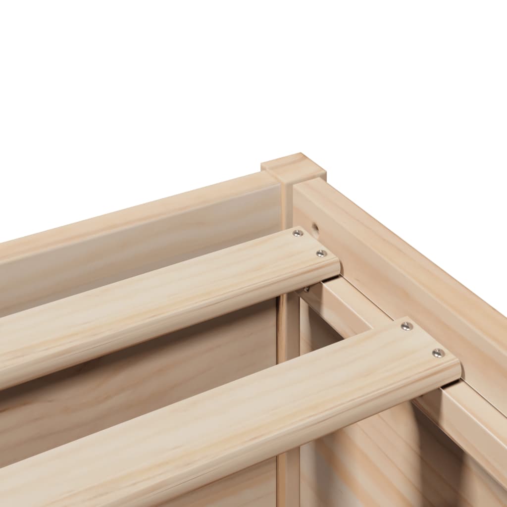 Cadru pat fără saltea, 90x190 cm, lemn masiv de pin GartenMobel Dekor