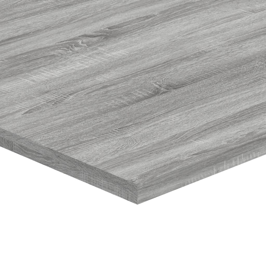 Rafturi de perete, 4 buc., gri sonoma, 80x40x1,5 cm, lemn GartenMobel Dekor
