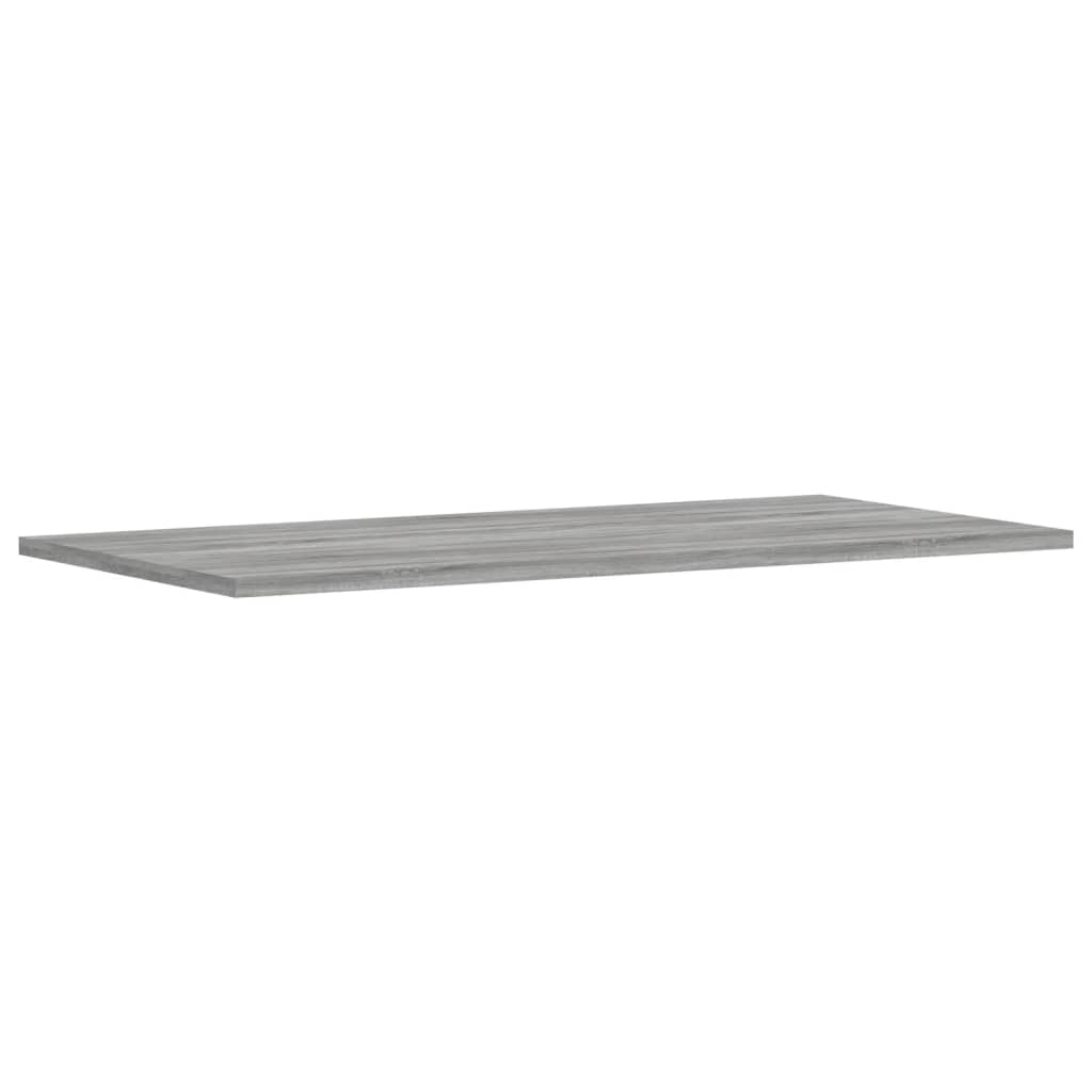 Rafturi de perete, 4 buc., gri sonoma, 80x40x1,5 cm, lemn GartenMobel Dekor